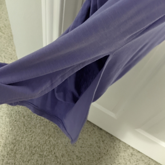 NEW Anthropologie Sundry Iris Ruched Midi Short Sleeve T-shirt Dress S - Picture 3 of 8